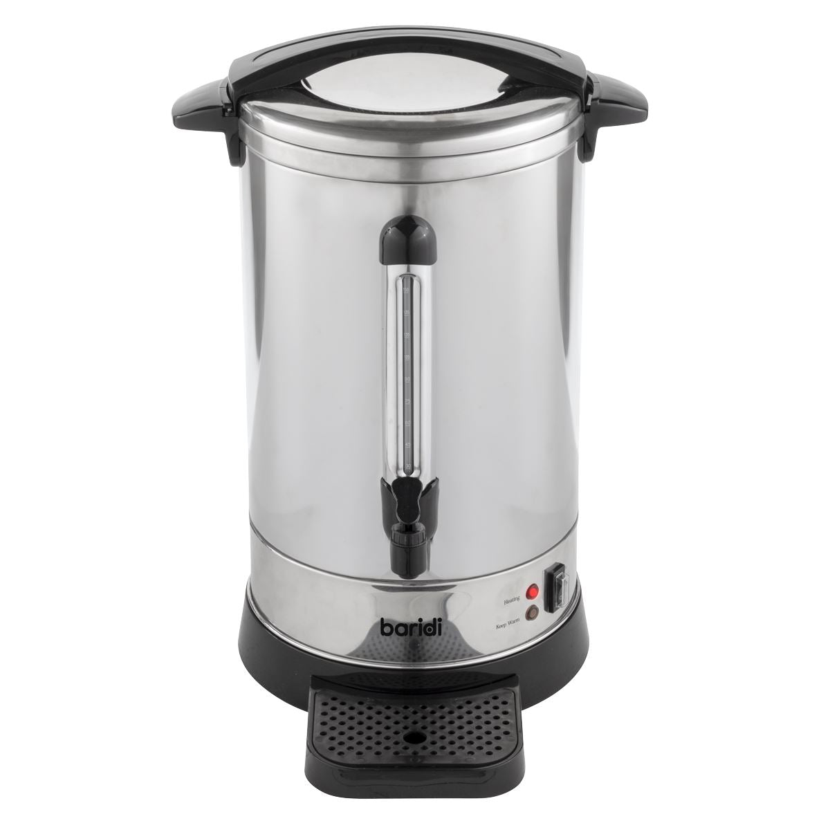 Baridi Hot Water Boiler, Tea Urn, 20L Capacity, Stainless Steel DH270