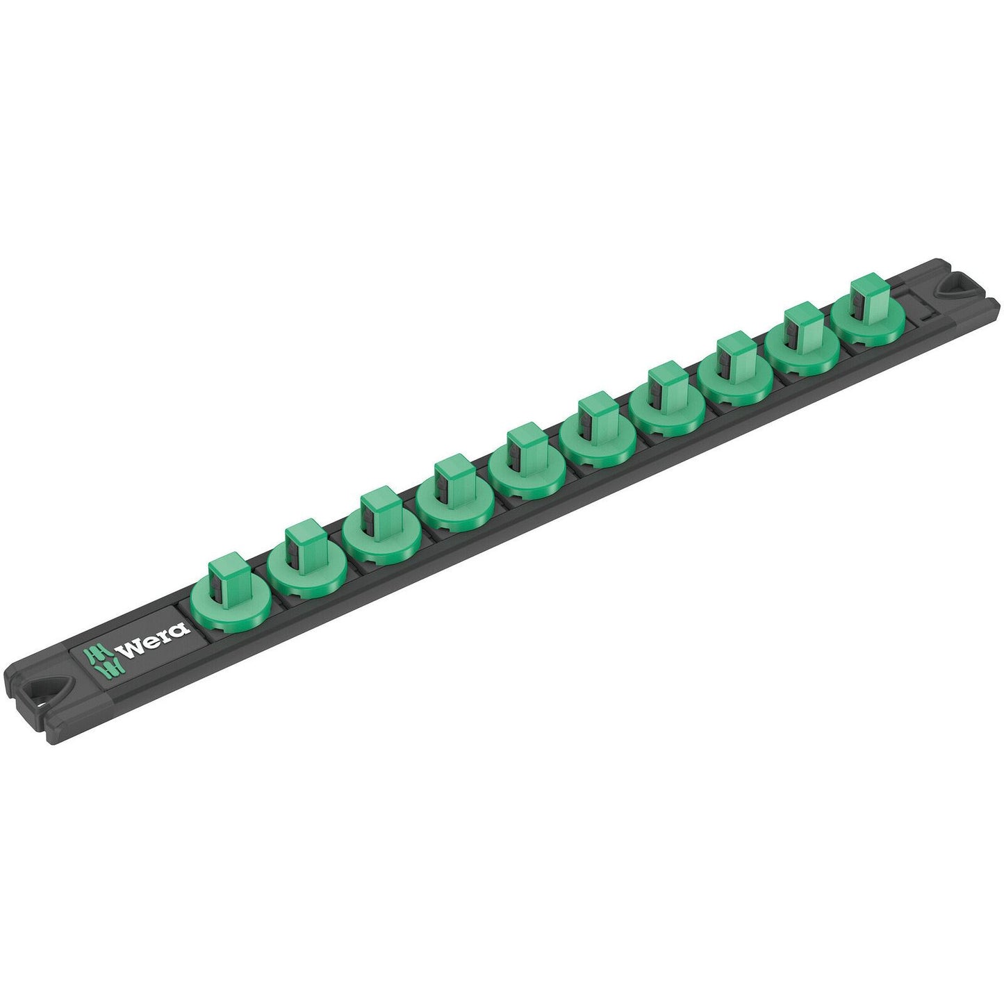 Wera 9601 Magnetic Socket Rail, 3/8" , 10 Location, Unloaded 136421