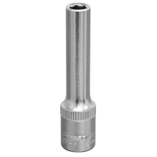 Sealey WallDrive Socket 5mm Deep 1/4"Sq Drive S1405D