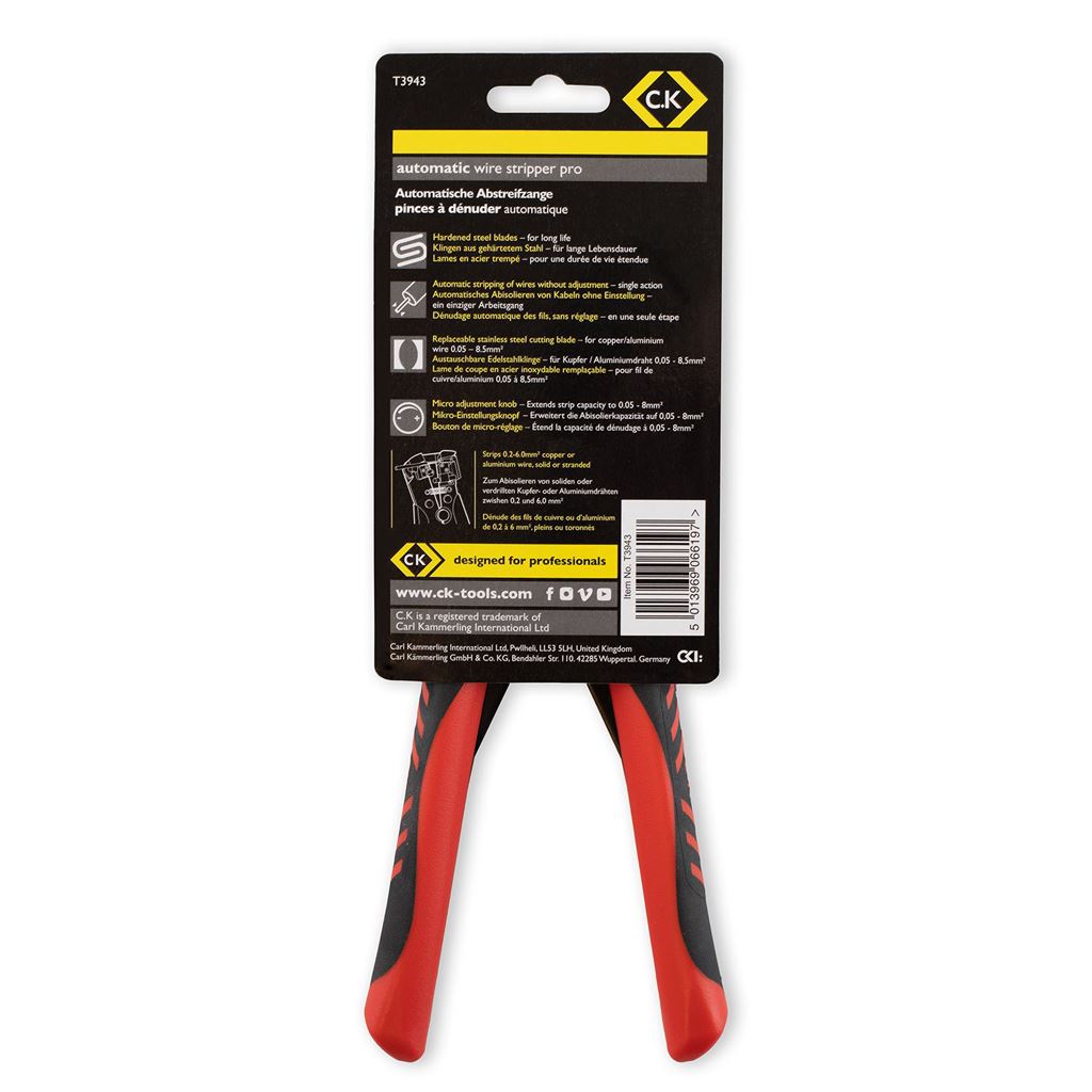 CK Tools Automatic Wire Stripper Pro T3943