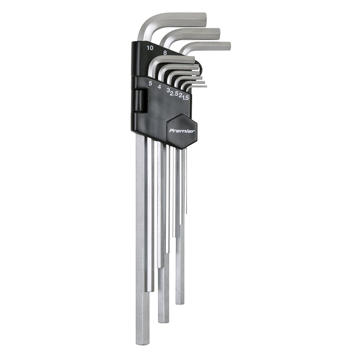 Sealey Hex Key Set 9pc Extra-Long Metric AK7137