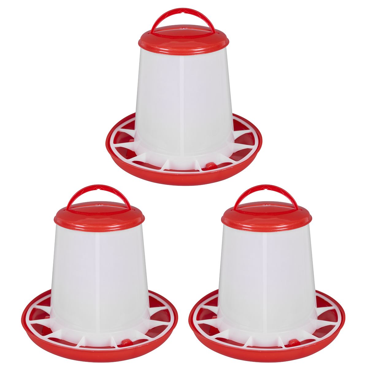 Sealey Poultry Feeder 3kg - Pack of 3 AFT033