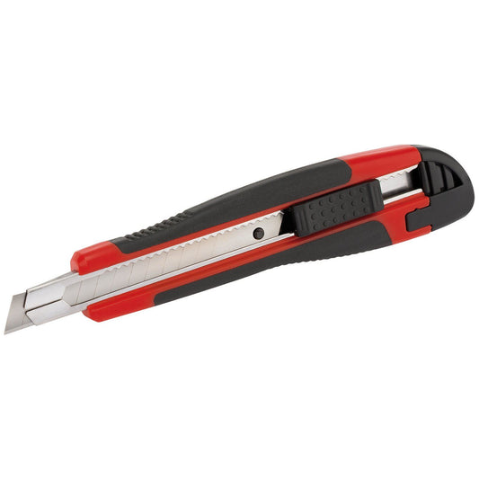 Draper Soft-Grip Retractable Trimming Knife (9mm) RL-RKSG9 - 68666