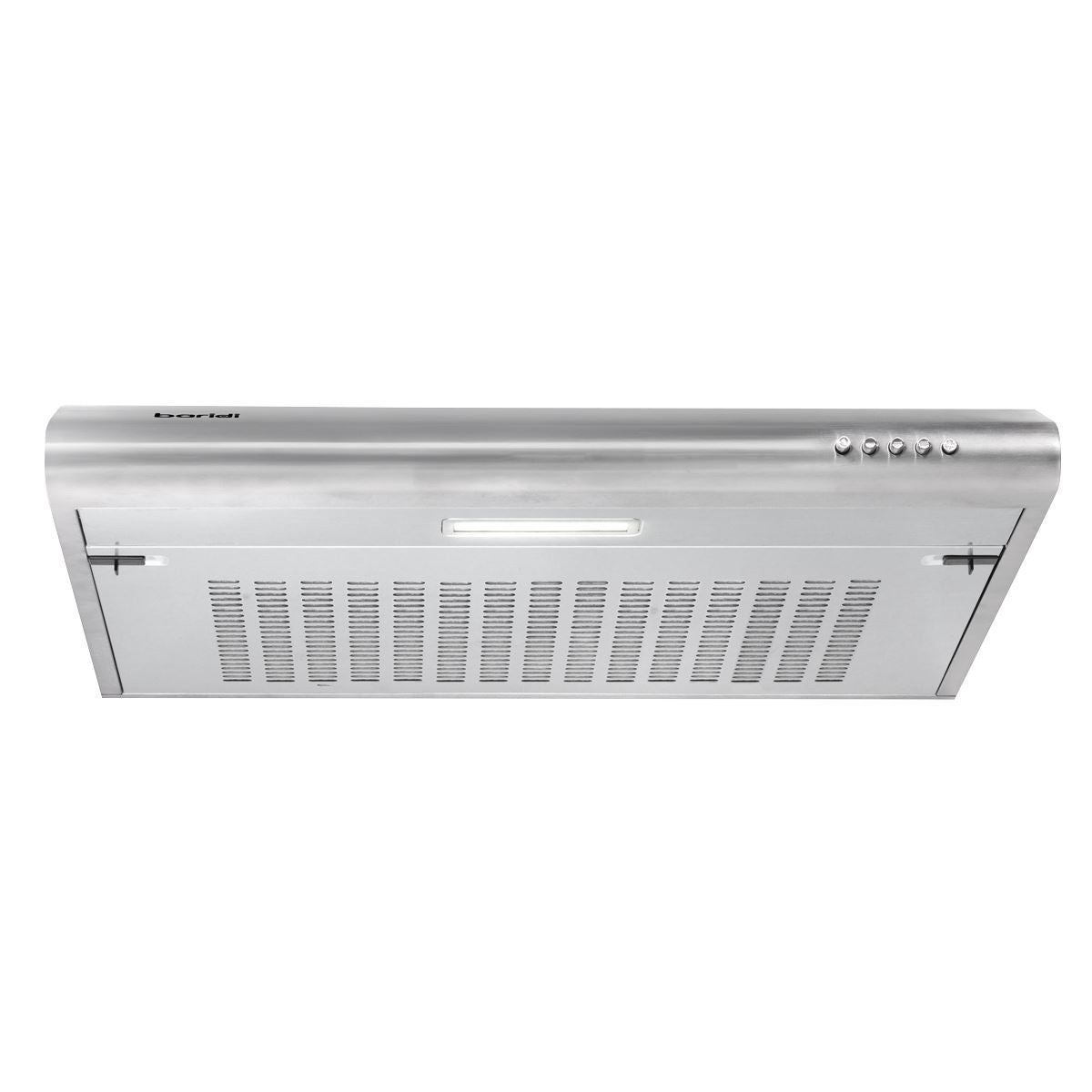 Baridi Visor Cooker Hood Extractor Fan 60cm - Stainless Steel DH108