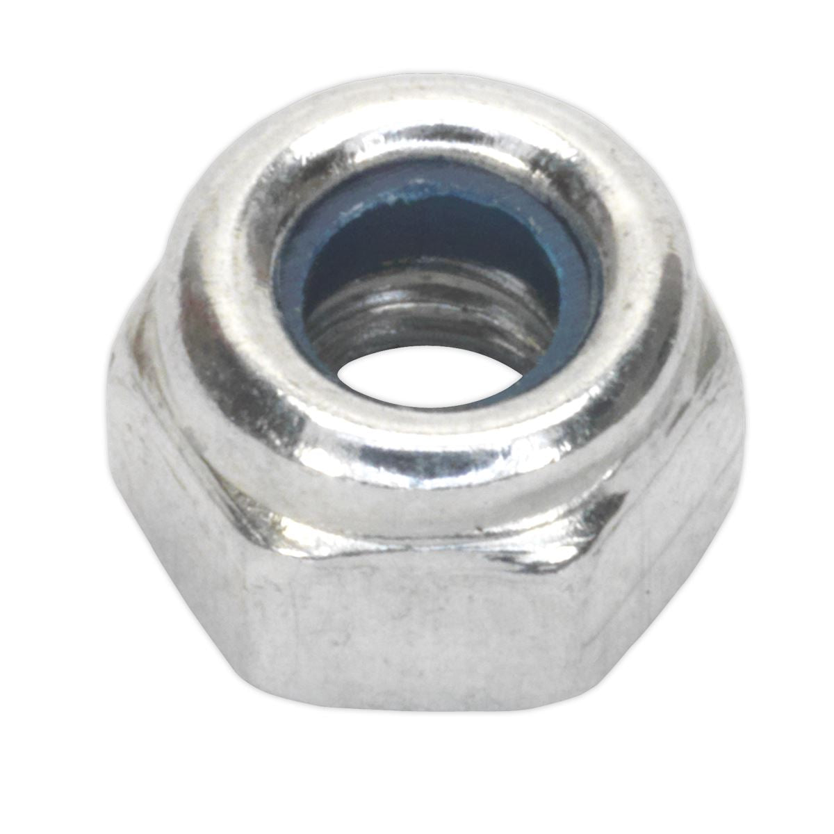 Sealey Nylon Locknut M4 Zinc Pack of 100 NLN4