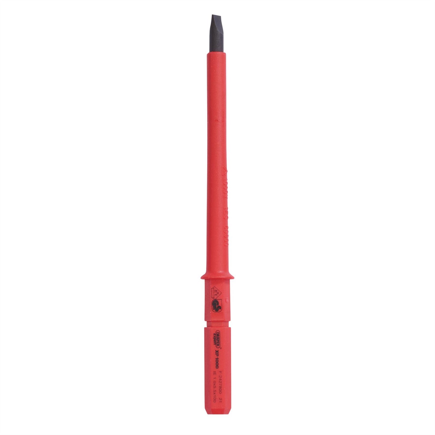 Draper Plain Slot VDE Interchangeable Screwdriver Blade - 5.5mm x 100mm - 24739