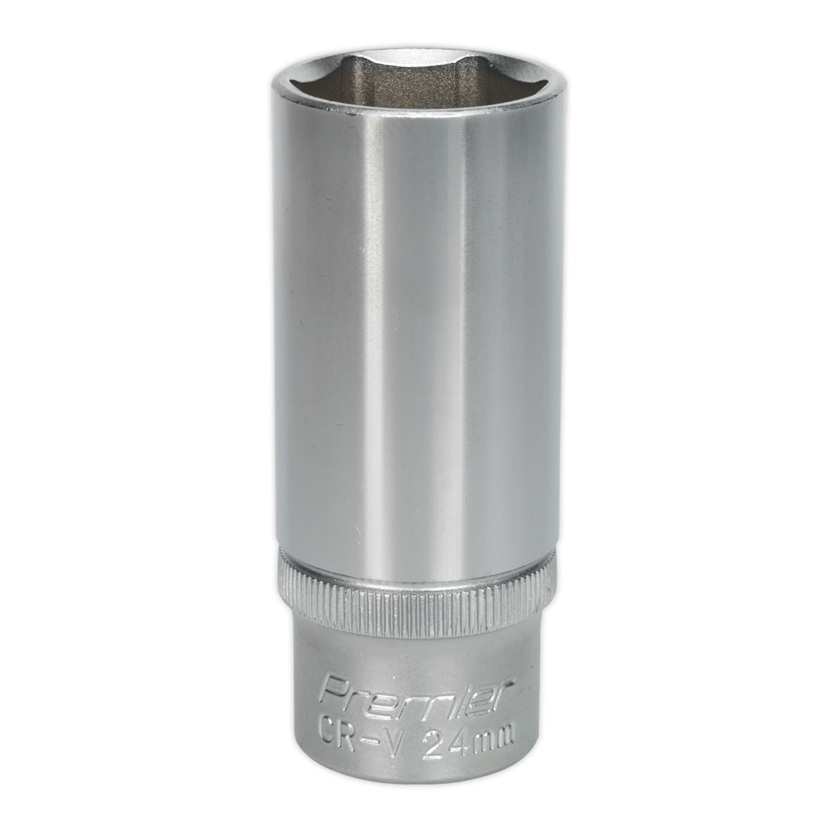 Sealey WallDrive Socket 24mm Deep 1/2"Sq Drive S1224D