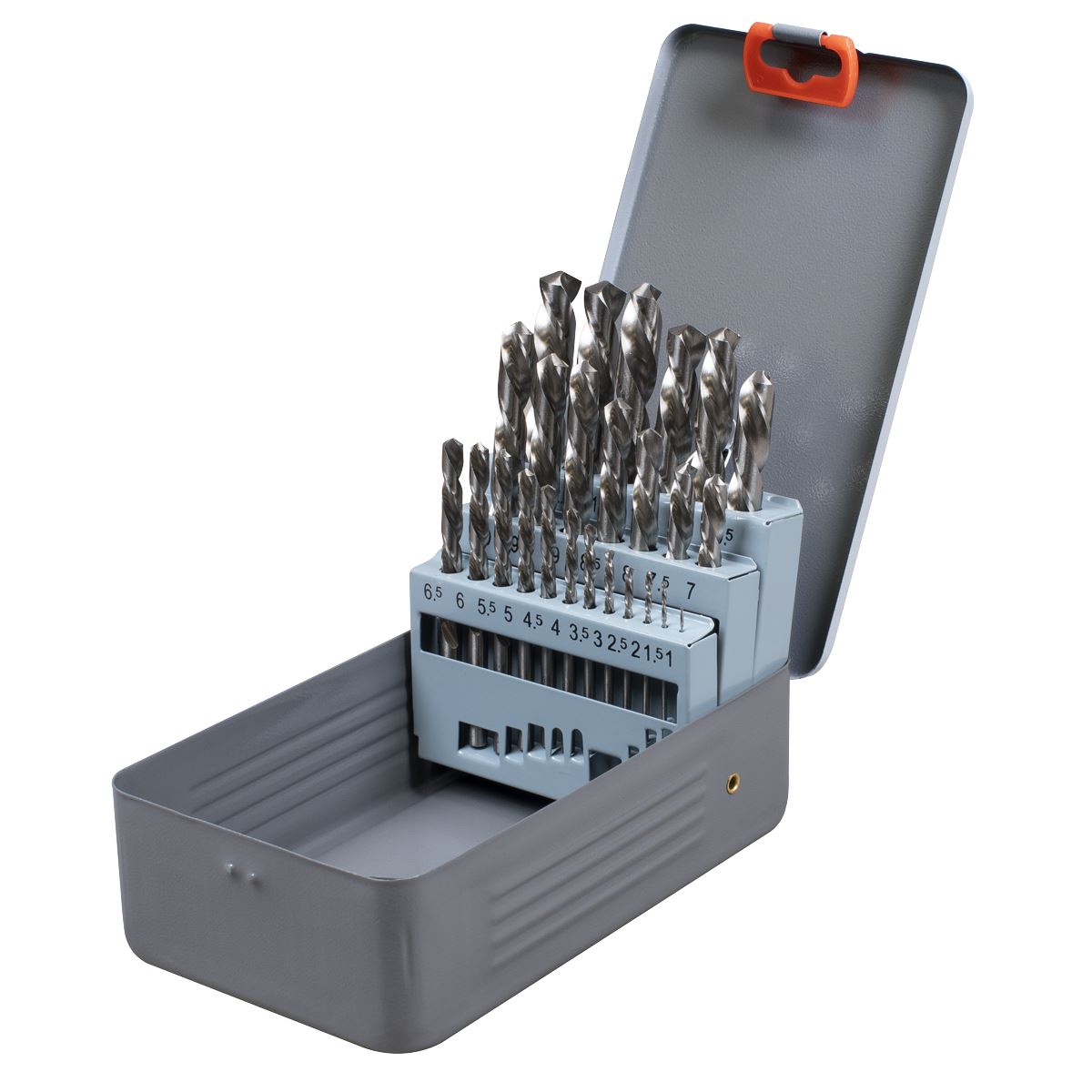Sealey Left-Hand Spiral Drill Bit Set 25pc AK8191