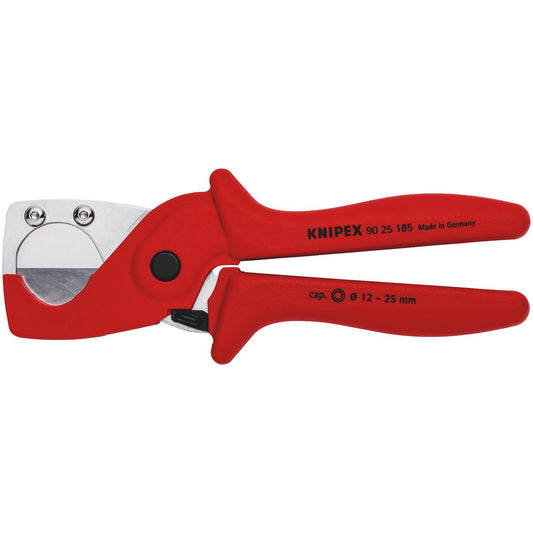KNIPEX 90 25 185 SB Pipe Cutter for Plastic Composite Pipes, 185mm