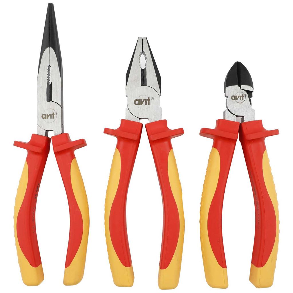 Avit Insulated Pliers - 3 Pc Set AV06051