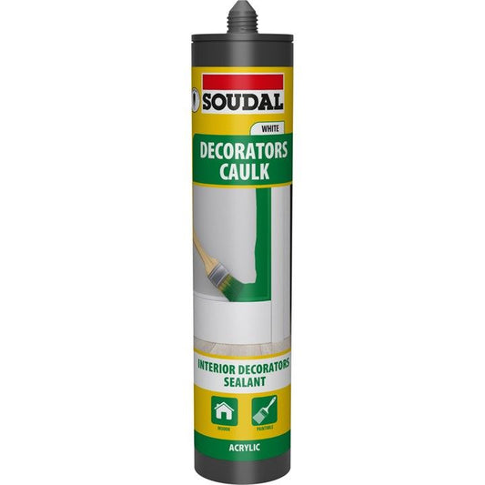 Soudal Decorators Caulk Extra - WHITE (290ml) - DKSD159282