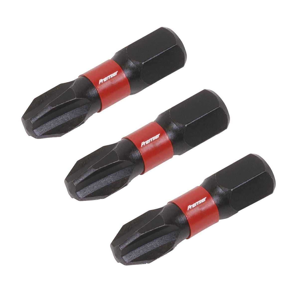 Premier Phillips #3 Impact Power Tool Bits 25mm - 3pc AK8206