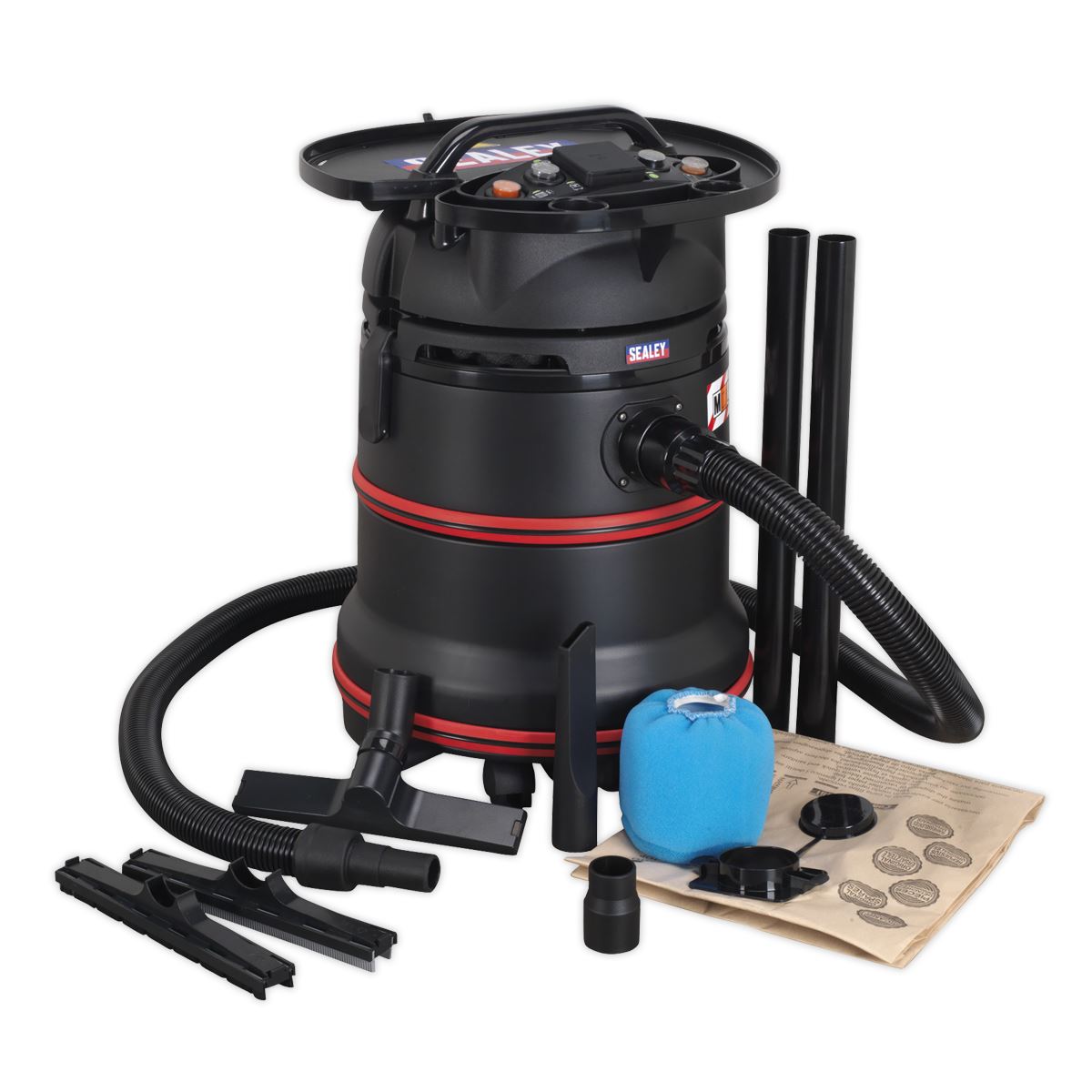Sealey Vacuum Cleaner Ind Wet & Dry 35L 1200W/230V M Class PC35230V