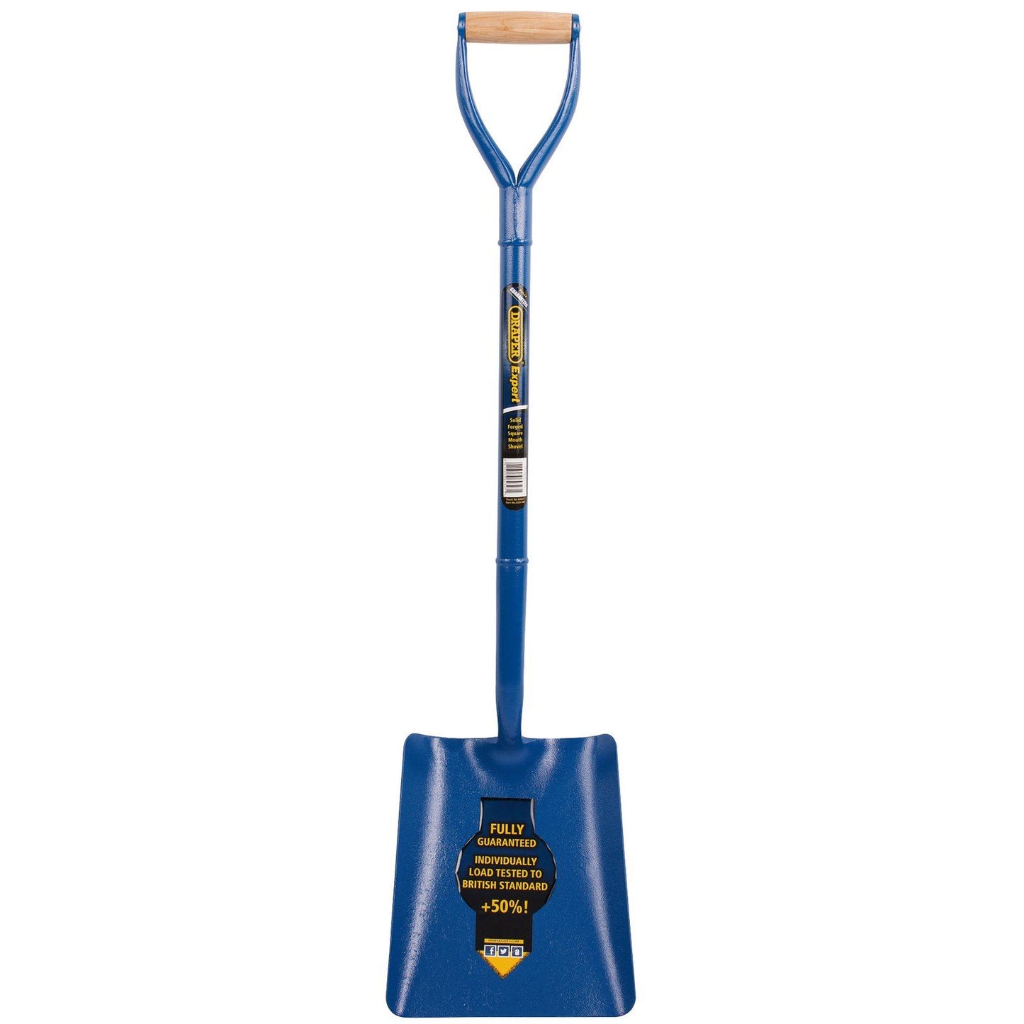 Draper Expert Solid Forged Contractors Square Mouth Shovel 64327
