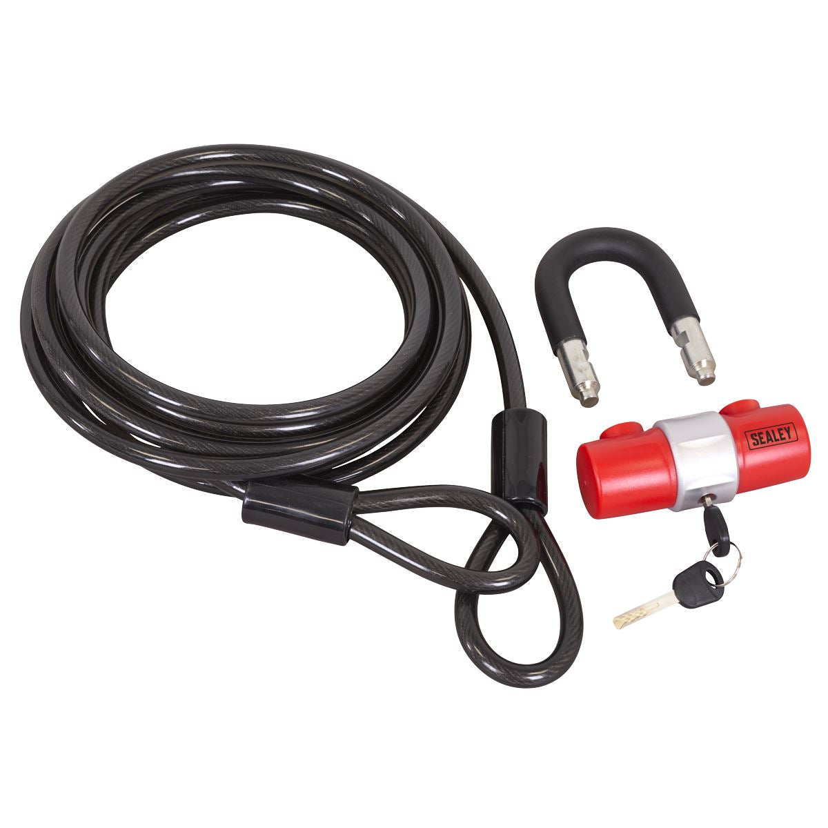 Sealey Motorcycle Cable Lock 5m SHGCL5