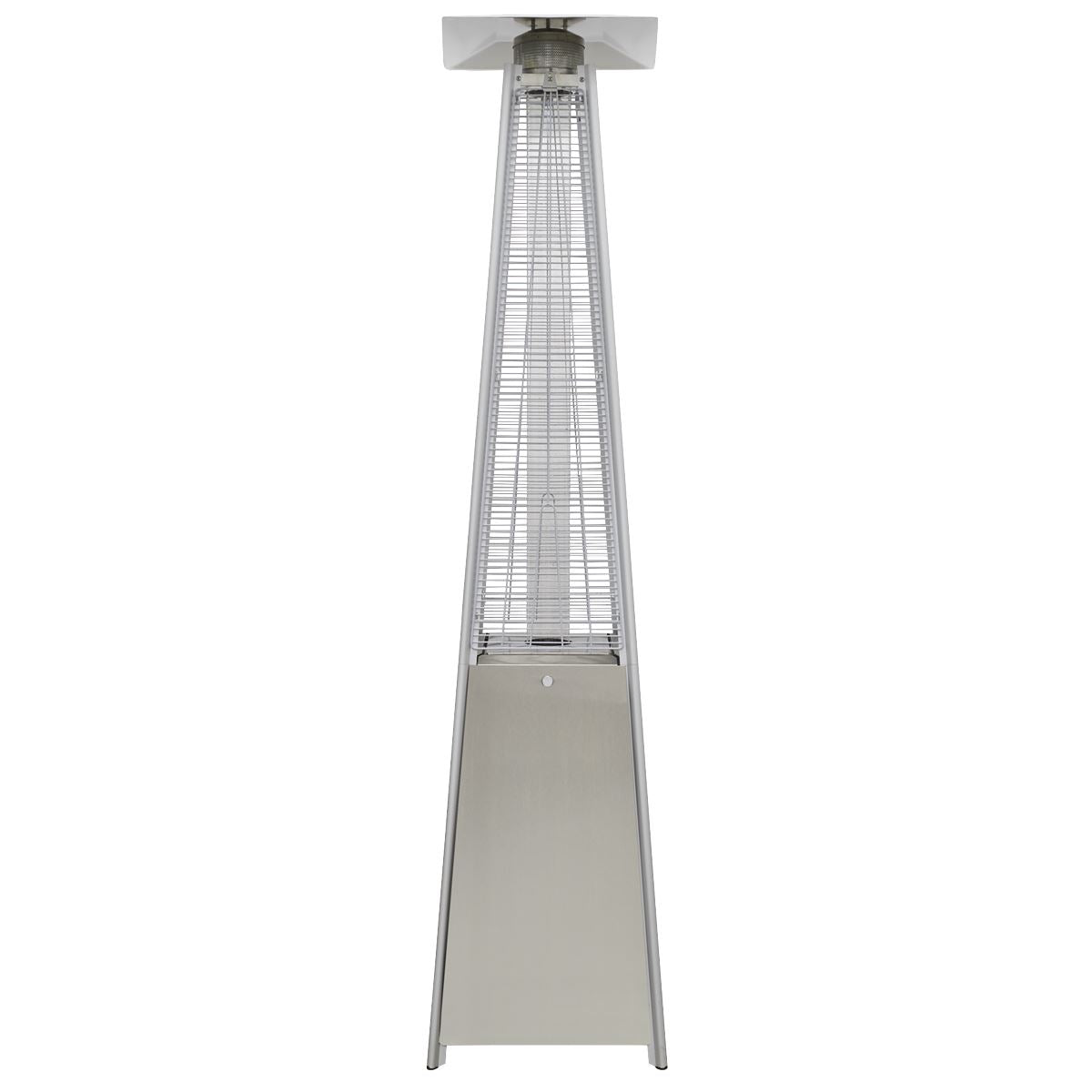 Dellonda Pyramid Gas Patio Heater 13kW Commercial/Garden Use, Stainless Steel DG99