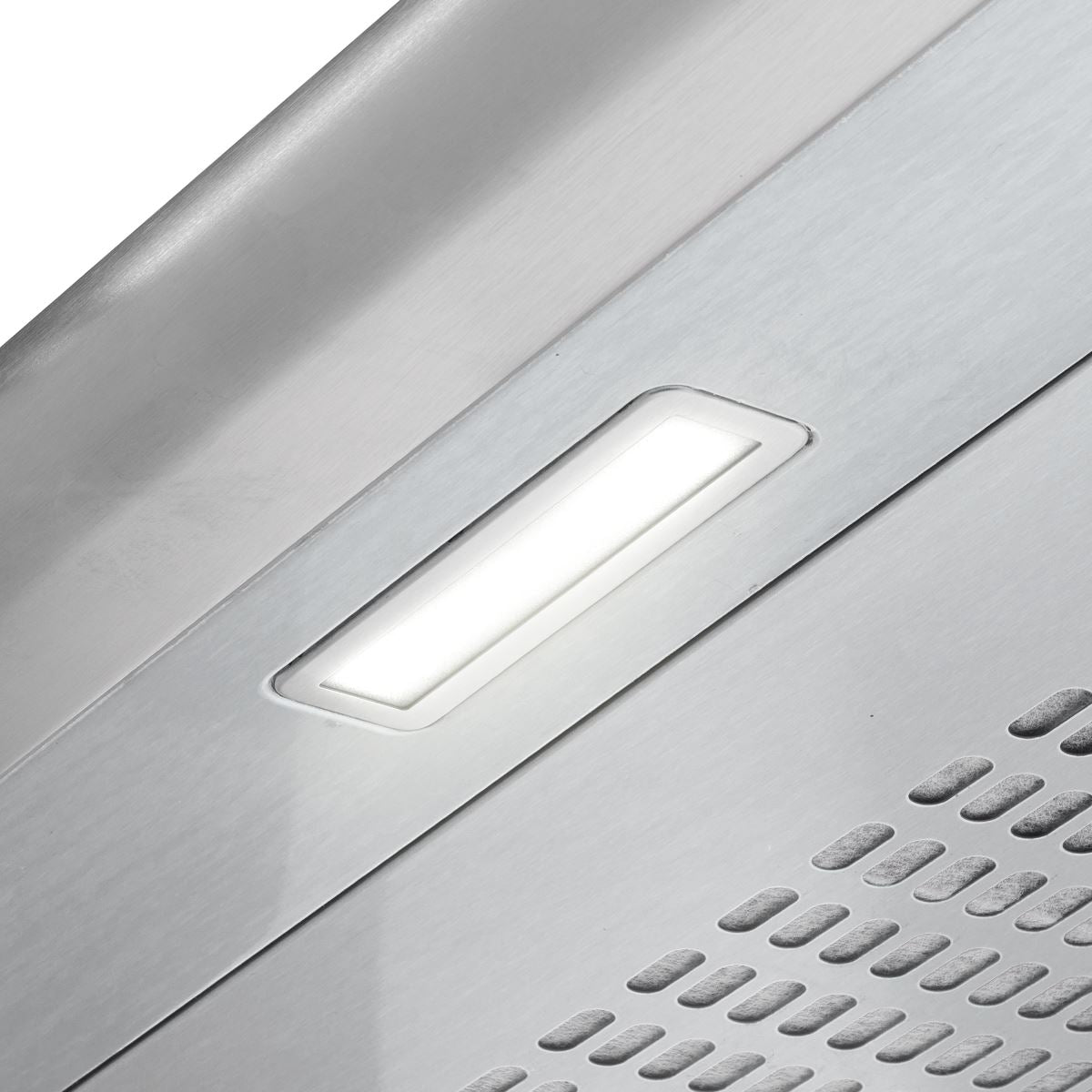 Baridi Visor Cooker Hood Extractor Fan 60cm - Stainless Steel DH108