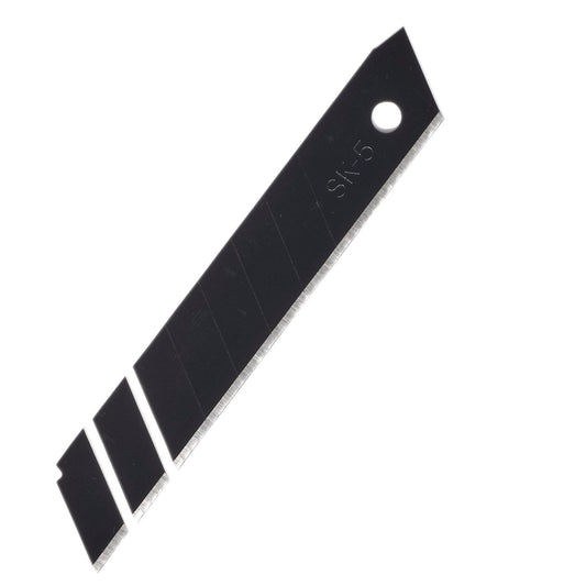 Draper Snap-Off Segment Knife Blades, 18mm, Black (Pack of 10)