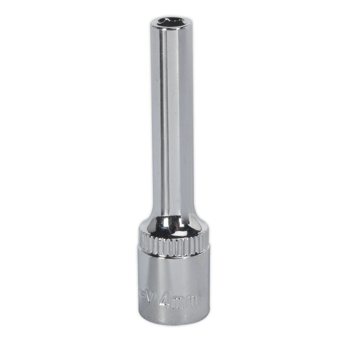 Sealey WallDrive Socket 4mm Deep 1/4"Sq Drive Fully Polished SP1404D