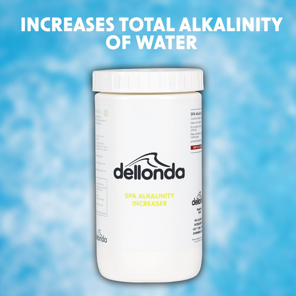 Sealey Dellonda 1kg Alkalinity Increaser for Hot Tubs, Spas & Swimming Pools DL54