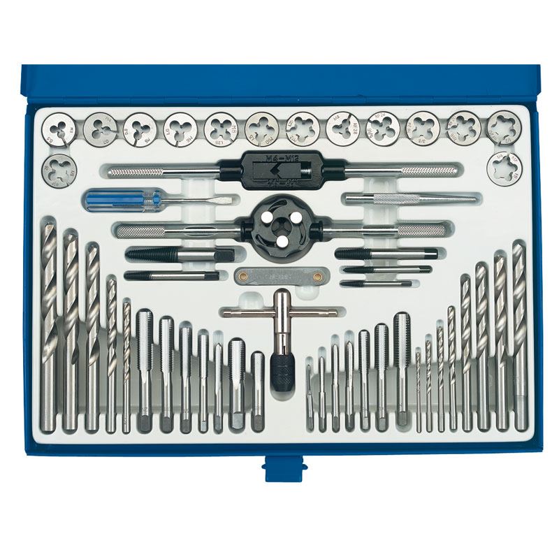 Draper 79204 52MU Tap and Die Set in Steel Storage Case (52 Piece)