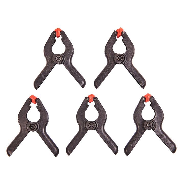 Amtech 5 Piece 2" Mini Clamps Tough Durable Plastic Heavy Duty