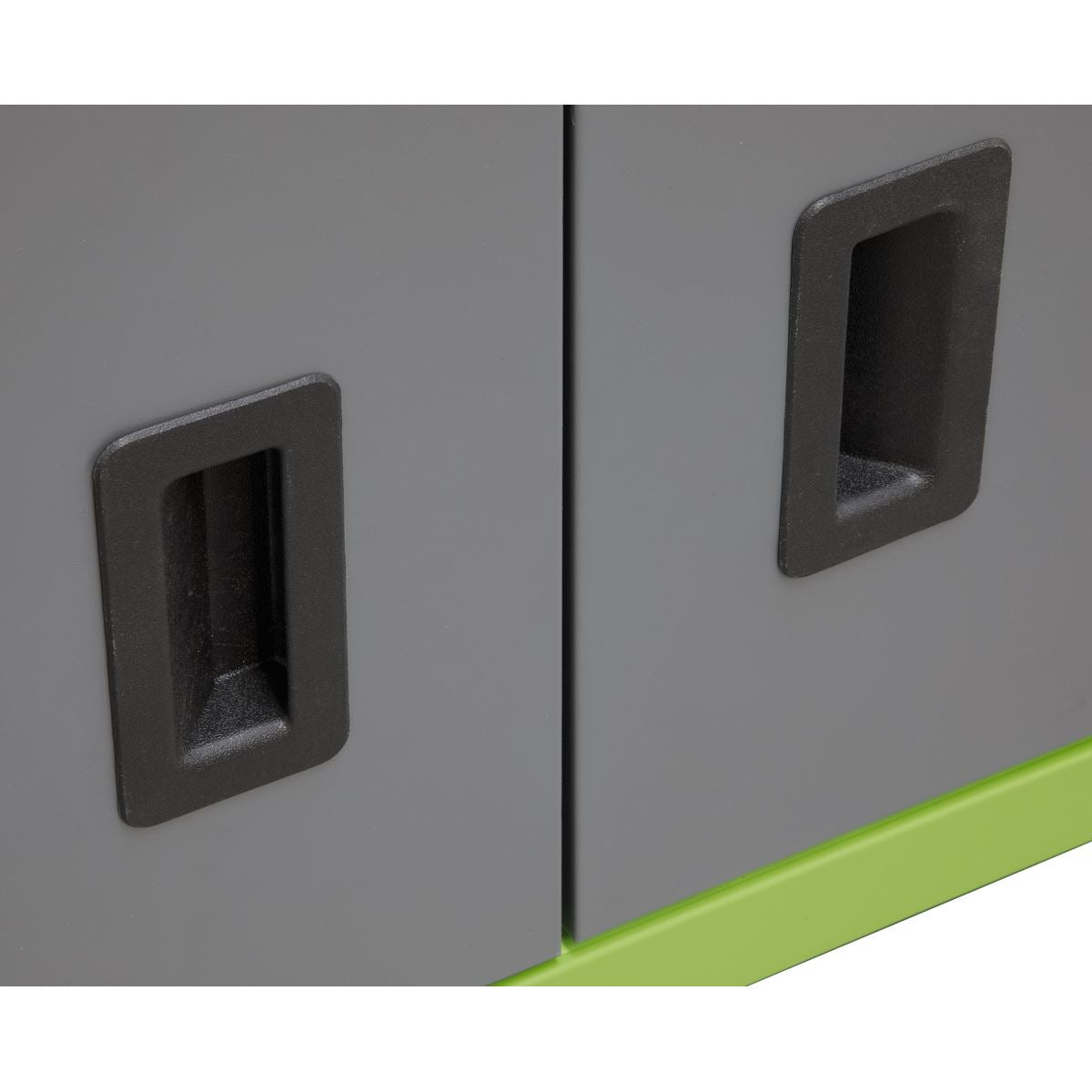 Sealey Topchest & Rollcab Combo 6 Drawer- Hi-Vis Green/Grey AP2200BBHV