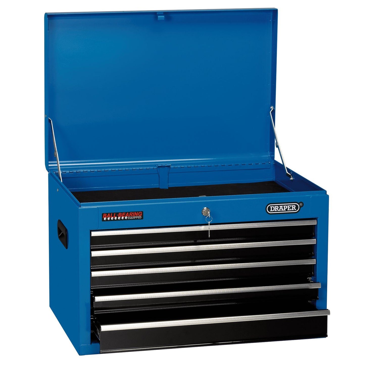 Draper 26" Tool Chest 5 Drawer Blue Ball Bearing Runners 35746