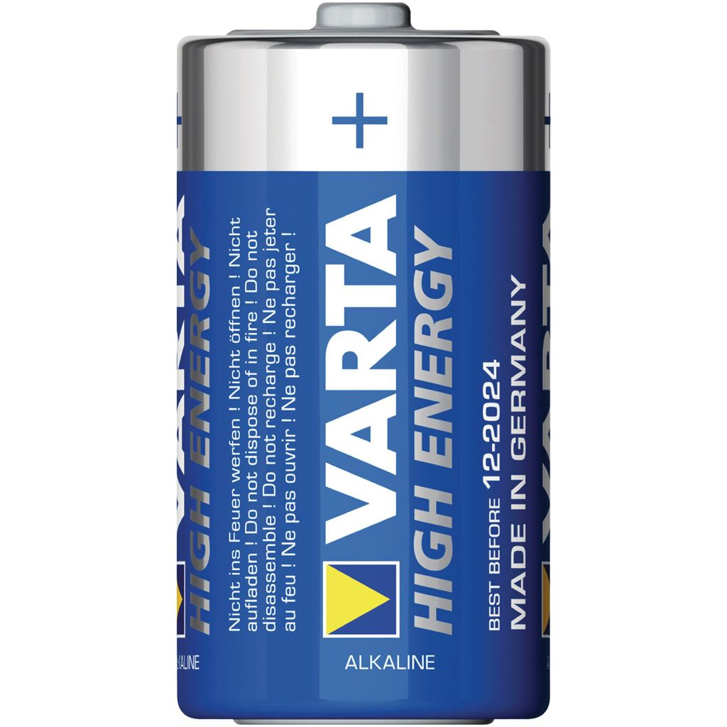Varta High energy 1x C Cell Type LR14 alkaline battery 1.5V (VARTA-4914/2B)