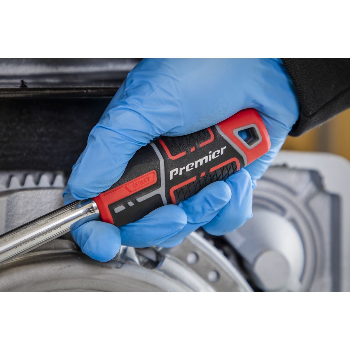 Sealey Ratchet Wrench 3/8"Sq Drive Flip Reverse AK8935