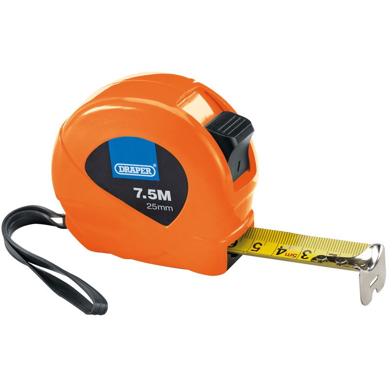 Draper Measuring Tapes (7.5m/25ft) HVMT/DBOX12 - 82440