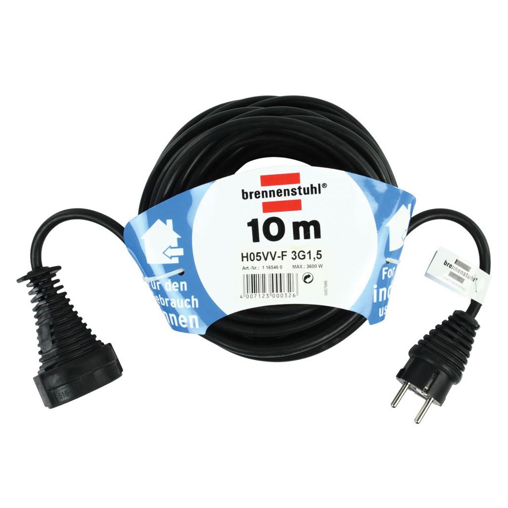 Brennenstuhl Extension cable 10m - BN-EXT01