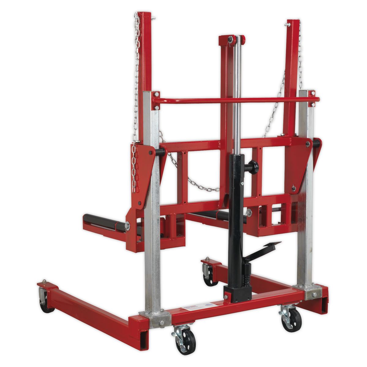 Sealey Wheel Removal Trolley 500kg Adjustable Width W508T
