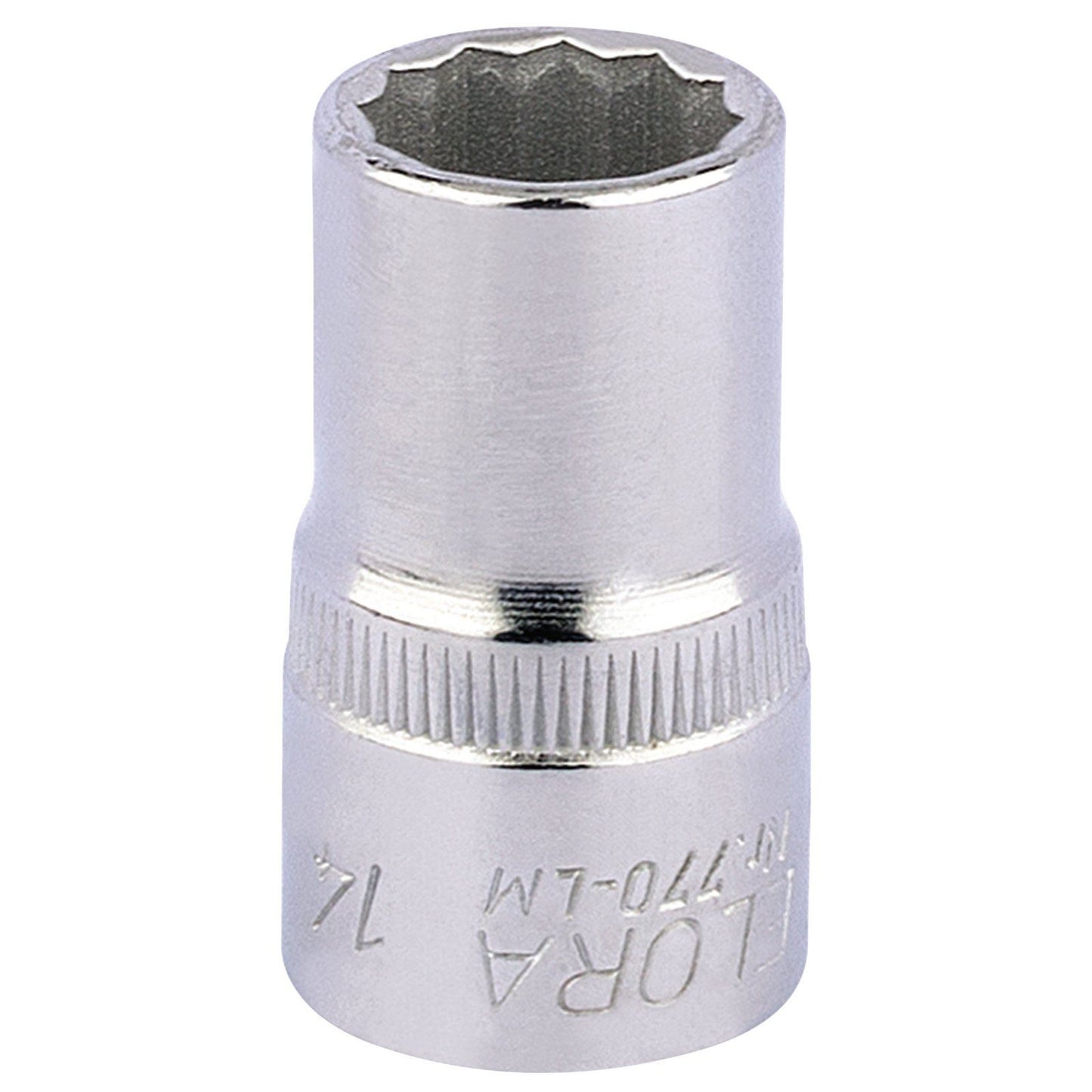 14mm - 1/2" Square Drive Bi-Hexagon (12 Point) Socket - Draper Elora 24591