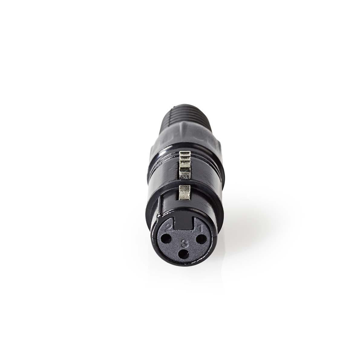 Nedis XLR Connector XLR 3-pin Female Black COTP15902BK