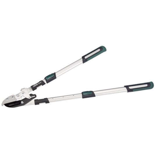 Draper Telescopic Soft Grip Anvil Ratchet Action Loppers with Aluminium Handles - 36826