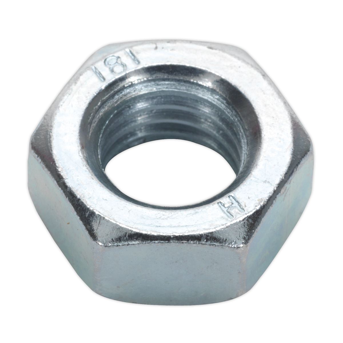 Sealey Steel Nut DIN 934 - M14 Zinc Pack of 25 SN14