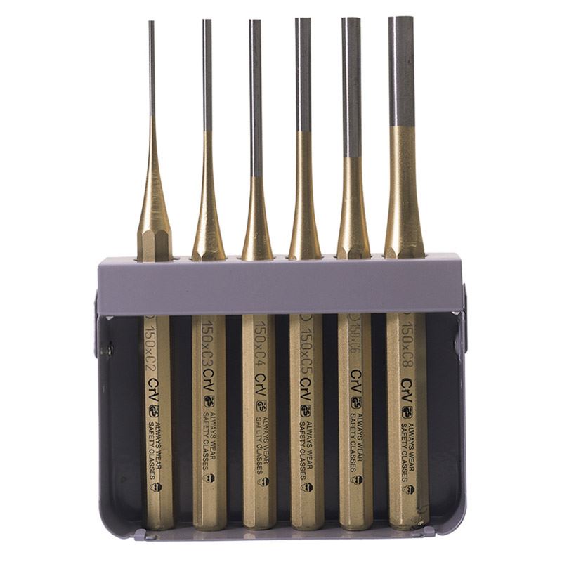 Draper Expert Octagonal Parallel Pin Punch Set, 150mm (6 Piece) - 74712