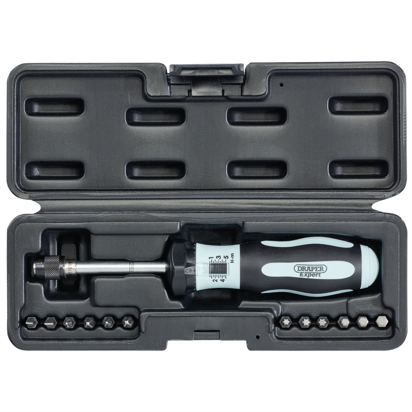 Draper Expert 75170 Torque Screwdriver 1-5 Nm Wrench Hand 1/4" Dr Driver Hex