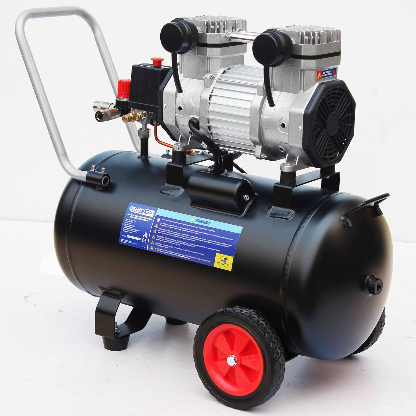 SIP QT AIR DD 1.5hp 50ltr Ultra Low Noise Oil-Free Direct Drive Compressor