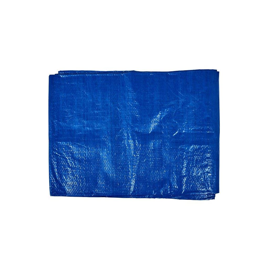 Blue Heavy Duty 6x9ft Waterproof Tarpaulin Ground Sheet Light Weight Camping - S4750