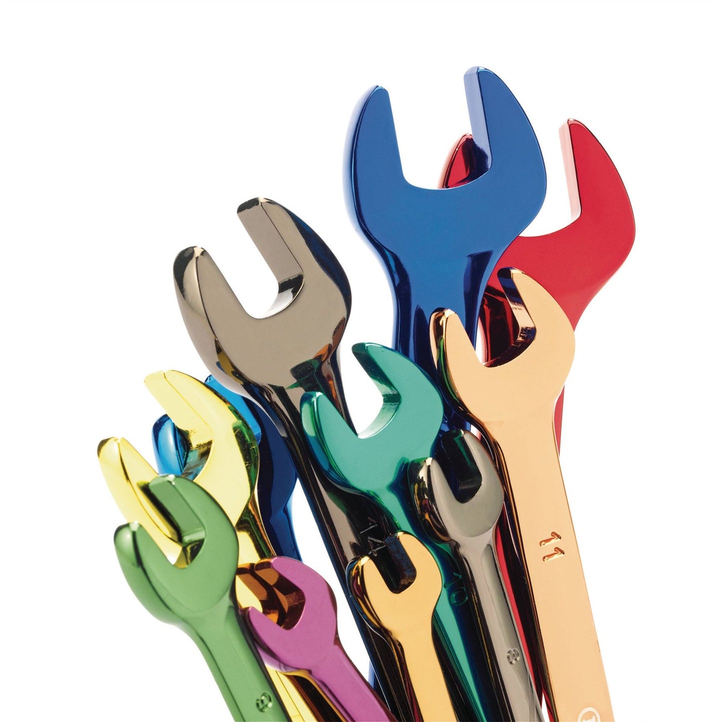 Draper 13 Piece Expert Hi-Torq Metric Coloured Combination Spanner Set 23017