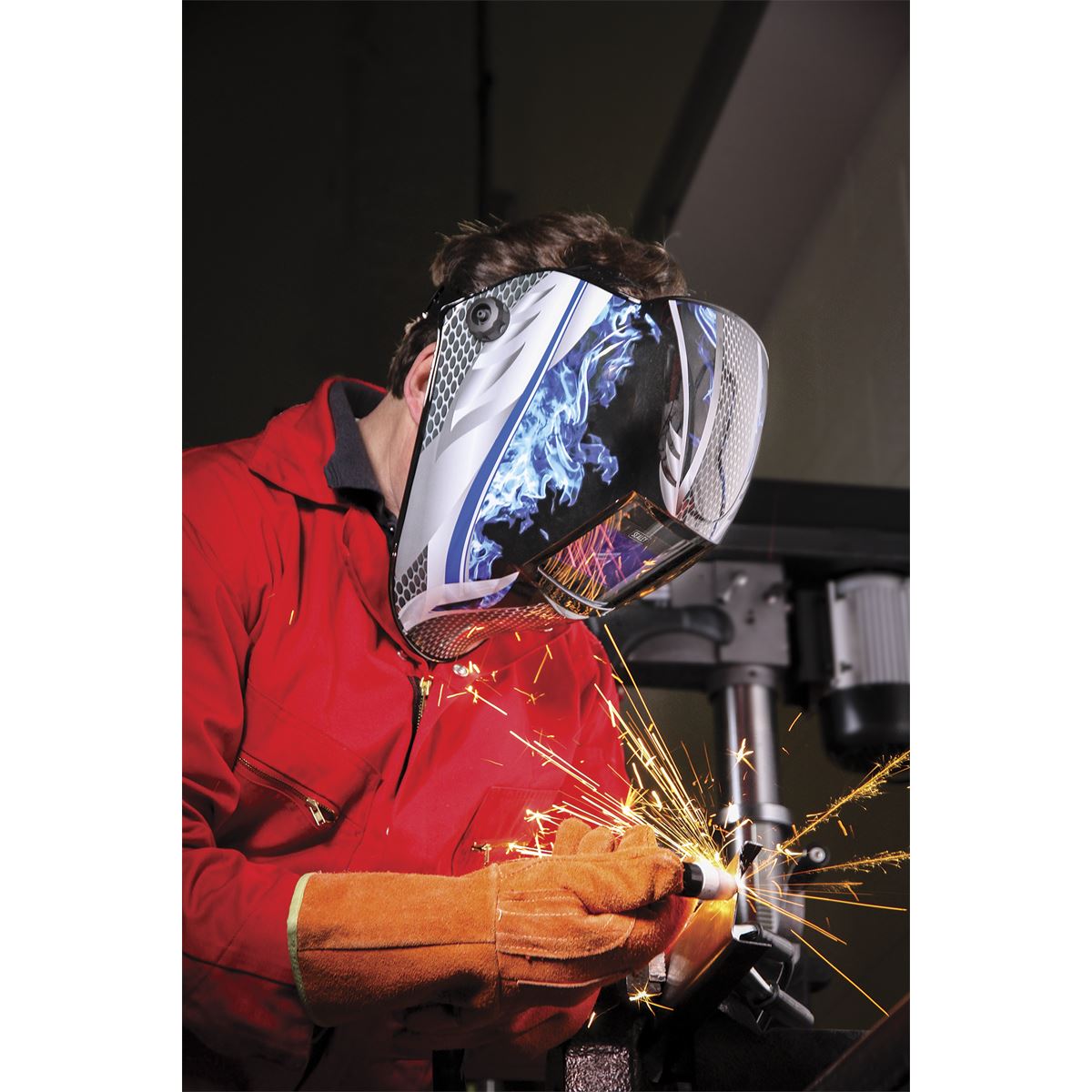 Sealey Welding Helmet Auto Darkening Shade - 9-13 PWH601