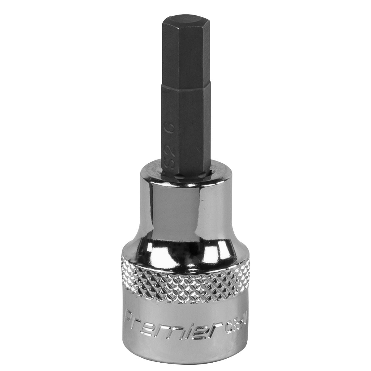 Sealey Hex Socket Bit 6mm 3/8"Sq Drive SBH009