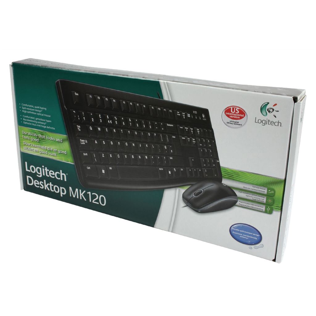 Logitech MK120 US-INT keyboard & mouse