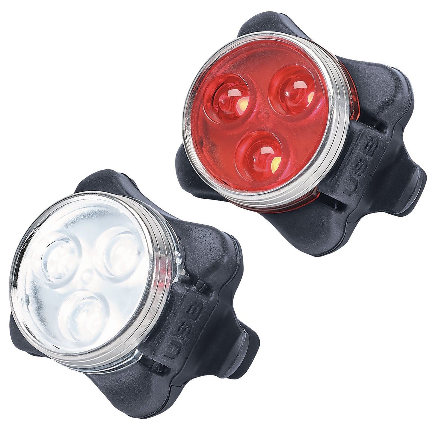 Draper Rechargeable LED Bicycle Light Set BK-LS - 36974