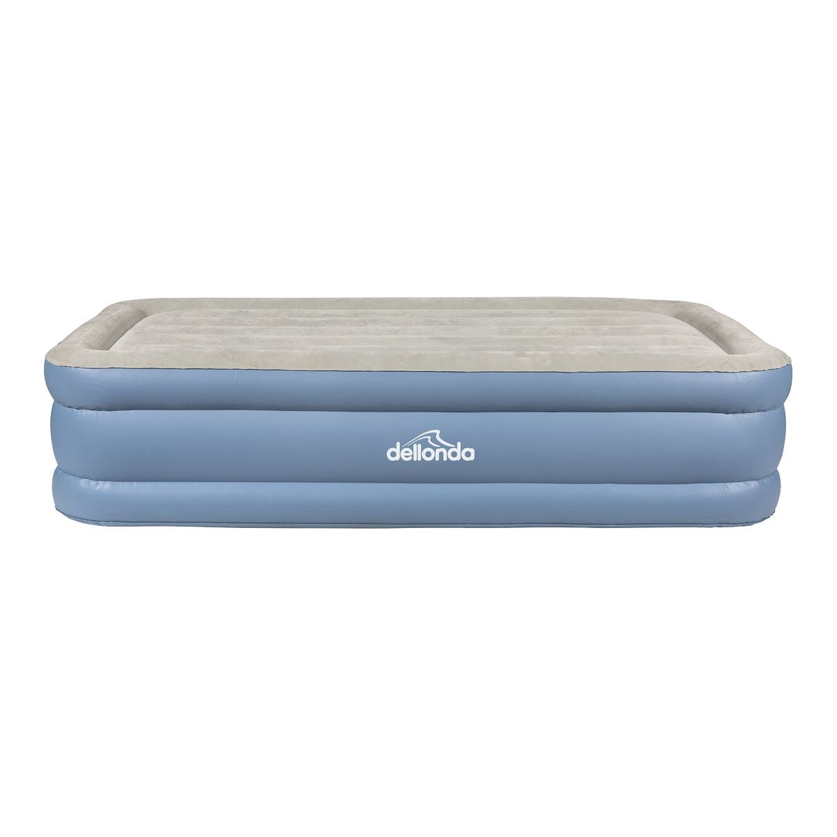 Sealey Dellonda, Single, Inflatable High Raised Flocked Air Bed, with Built-In Electric Pump, Carry Bag, Self Inflation/Deflation and Coil Beam Construction, For Home and Camping, 191x99x46cm, DL146 DL146