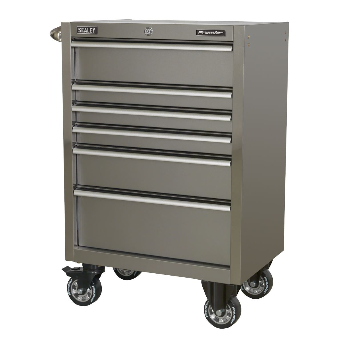 Sealey Rollcab 6 Drawer 675mm Stainless Steel Heavy-Duty PTB67506SS