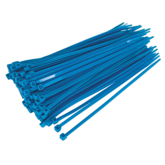 Sealey Cable Tie 200 x 4.8mm Blue Pack of 100 CT20048P100B