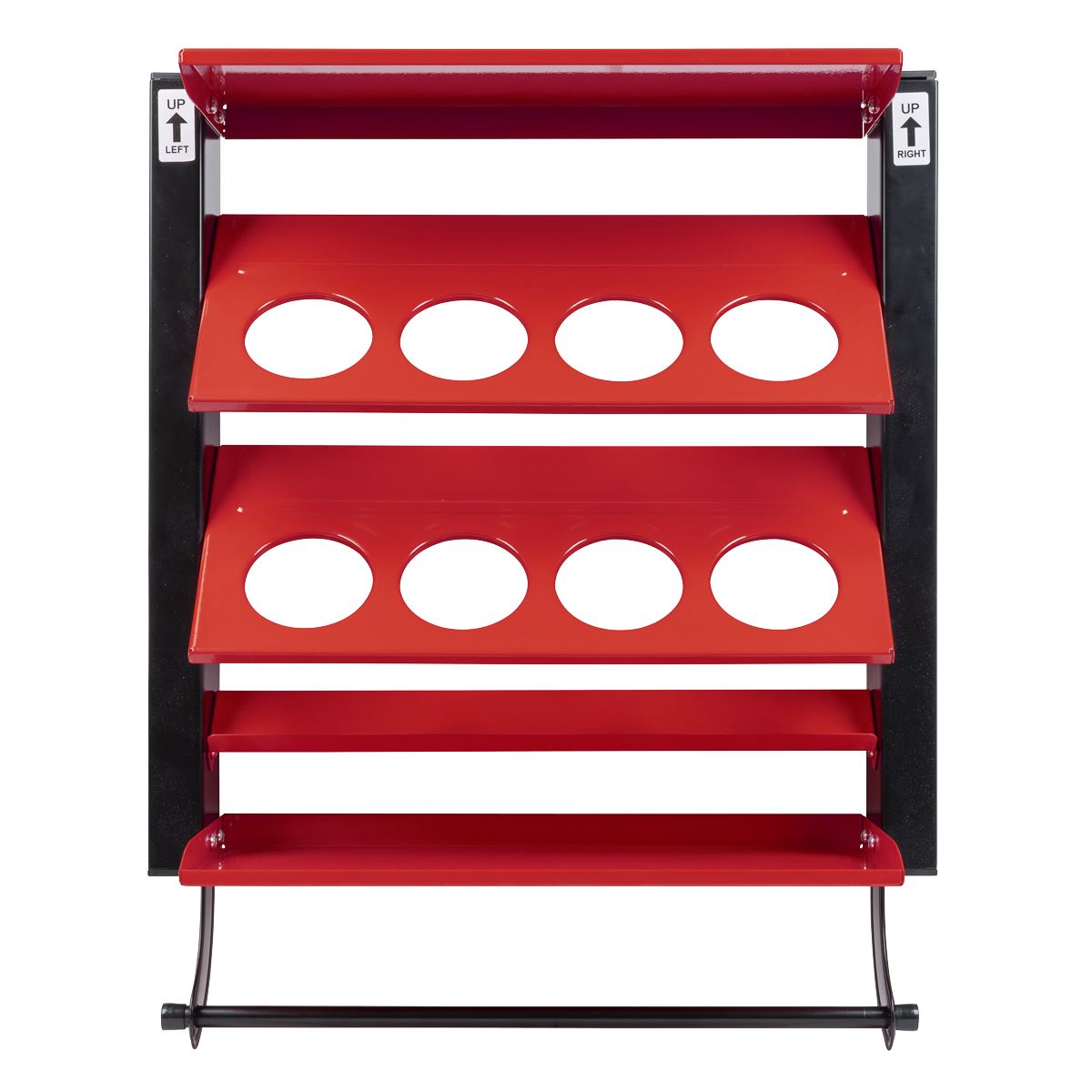 Sealey Spray Can Storage Rack with 8 Can Holders APSCR8
